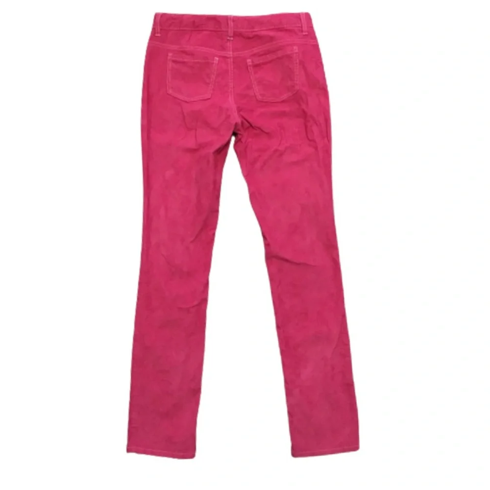 Old Navy Custom Hot Pink Dyed Tapered Leg Corduroy Adjustable Waist Pants 16